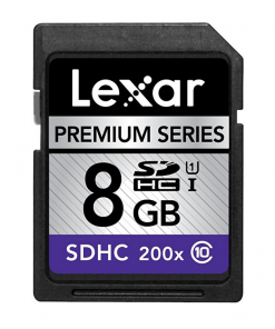 Lexar 8 GB SD-geheugenkaart High Capacity voor SnapShot wildcamera's